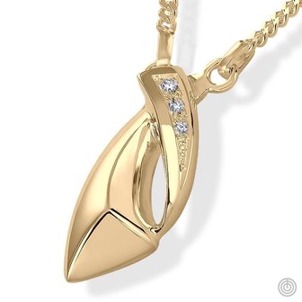 ashanger in goud - PRIJS OP AANVRAAG