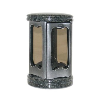 lantaarn graniet aluminium zilver