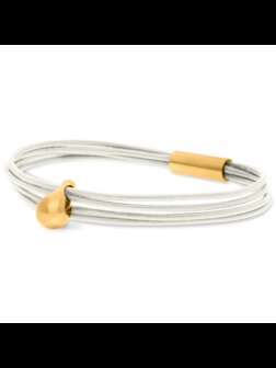 charm armband parel van Tadblu-goud