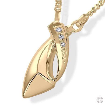 ashanger in goud - PRIJS OP AANVRAAG