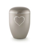 Urne swarovski bruin met swarovski hart
