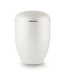 Urne swarovski wit met swarovski kruis