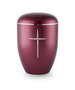 Urne swarovski rood met swarovski kruis